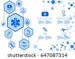 2d illustration medicine... | Shutterstock . vector #647087314