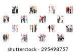 workforce concept people... | Shutterstock . vector #295498757