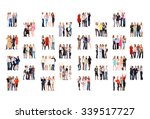 standing together office... | Shutterstock . vector #339517727