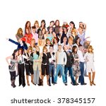 workforce concept isolated... | Shutterstock . vector #378345157