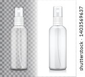 Transparent Bottle Set With...