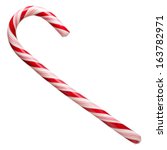 Mint hard candy cane striped in ...