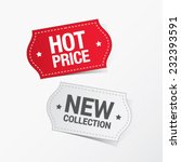 discount color vector labels | Shutterstock .eps vector #232393591