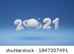 2021 and planet science concept.... | Shutterstock . vector #1847207491