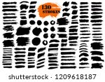 brush strokes. vector... | Shutterstock .eps vector #1209618187