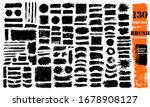 brush strokes bundle. vector... | Shutterstock .eps vector #1678908127