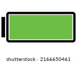 vector of full battery charge... | Shutterstock .eps vector #2166650461