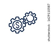 gears of money financial item... | Shutterstock .eps vector #1629110587