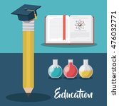education supplies concept... | Shutterstock .eps vector #476032771