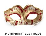   Carnival Mask Isolated On...