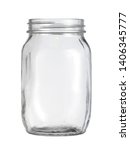 Glass Jar Kitchen Utensil  With ...