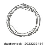 Small photo of Roll of kinked industry wire (with clipping path) isolated on white background