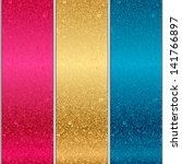 vector colorful metal textures | Shutterstock .eps vector #141766897