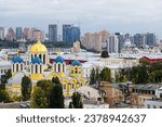 Amazing Ukraine Kyiv Kiev beautiful church. St Volodymyr