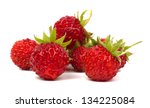 Forest Strawberry Isolated On...