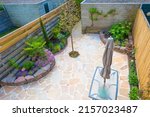 Plants And Colorful Flagstones...