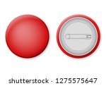 badge pin on a white background.... | Shutterstock .eps vector #1275575647