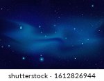 starry night sky with star dust ... | Shutterstock .eps vector #1612826944