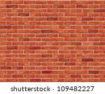 Red Brick Wall Seamless Vector...