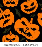 halloween seamless wallpaper | Shutterstock .eps vector #155559164