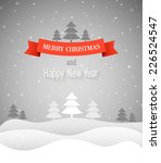 merry christmas vintage... | Shutterstock .eps vector #226524547