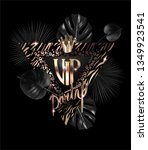 vip party banner with animal... | Shutterstock .eps vector #1349923541