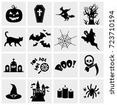 Halloween Icon Set Vector