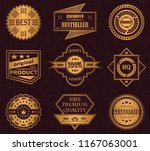 collection of labels. luxury... | Shutterstock . vector #1167063001
