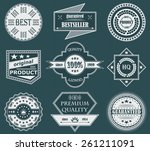 premium quality labels. set of... | Shutterstock .eps vector #261211091