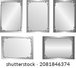 silver backgrounds with vintage ... | Shutterstock .eps vector #2081846374