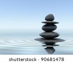 Zen Stones Balance Peace...