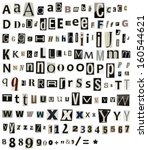 Vector Alphabet Letters Made Of ...