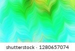 colorful wavy striped zigzag... | Shutterstock . vector #1280657074