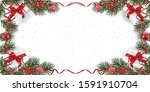 christmas background with... | Shutterstock .eps vector #1591910704