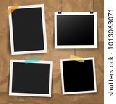 photo frame collection with... | Shutterstock .eps vector #1013063071