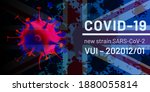 covid 19. new strain of... | Shutterstock .eps vector #1880055814