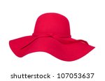Woman S Summer Red Straw Hat...