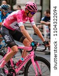 Small photo of ROME, ITALY - MAY 27,2018: Chriss Froome during the last stage, in Rome, of the 101th edition of the Giro d'Italia