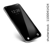 smartphone frame less... | Shutterstock .eps vector #1100041424
