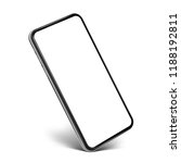 smartphone frameless blank... | Shutterstock .eps vector #1188192811