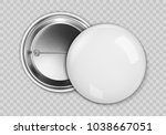 blank white badge  vector... | Shutterstock .eps vector #1038667051