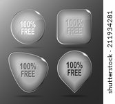 100  free. glass buttons.... | Shutterstock . vector #211934281