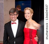 Small photo of WASHINGTON - April 27: George Stephanopoulos and Ali Wentworth arrive at the White House Correspondents Dinner on April 27, 2013 in Washington DC.