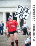 Small photo of WASHINGTON SEPTEMBER 16: A participant in the Juggalo March on Washington, to protest the FBI’s classification of Juggalos as a gang in Washington DC on September 16, 2017