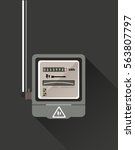 electric meter | Shutterstock .eps vector #563807797