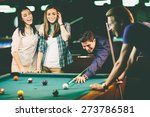 Young People Playing Pool