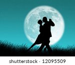 couple dancing a tango in the... | Shutterstock . vector #12095509