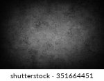 dark textured grey wall closeup  | Shutterstock . vector #351664451