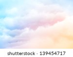 A Soft Cloud Background With A...