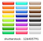 Set Of Colored Web Buttons
